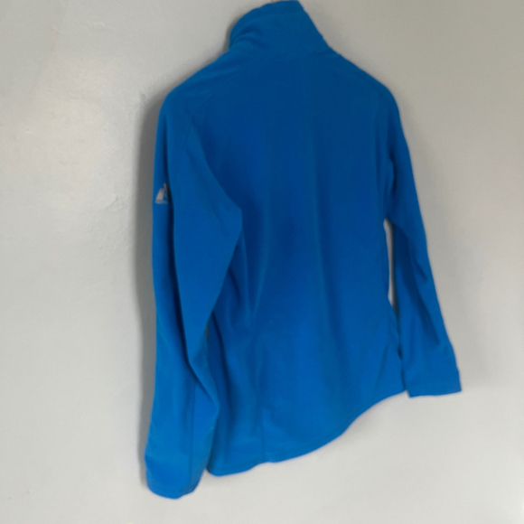 Eddie Bauer Women's Bright Blue Fleece Pullover Medium - Picture 4 of 8